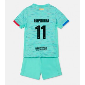 Barcelona Raphinha Belloli #11 3rd Trikot 2023-24 Kurzarm (+ kurze hosen)